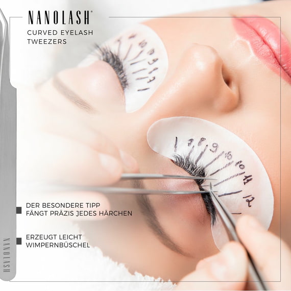 Eyelash Tweezers - Curved