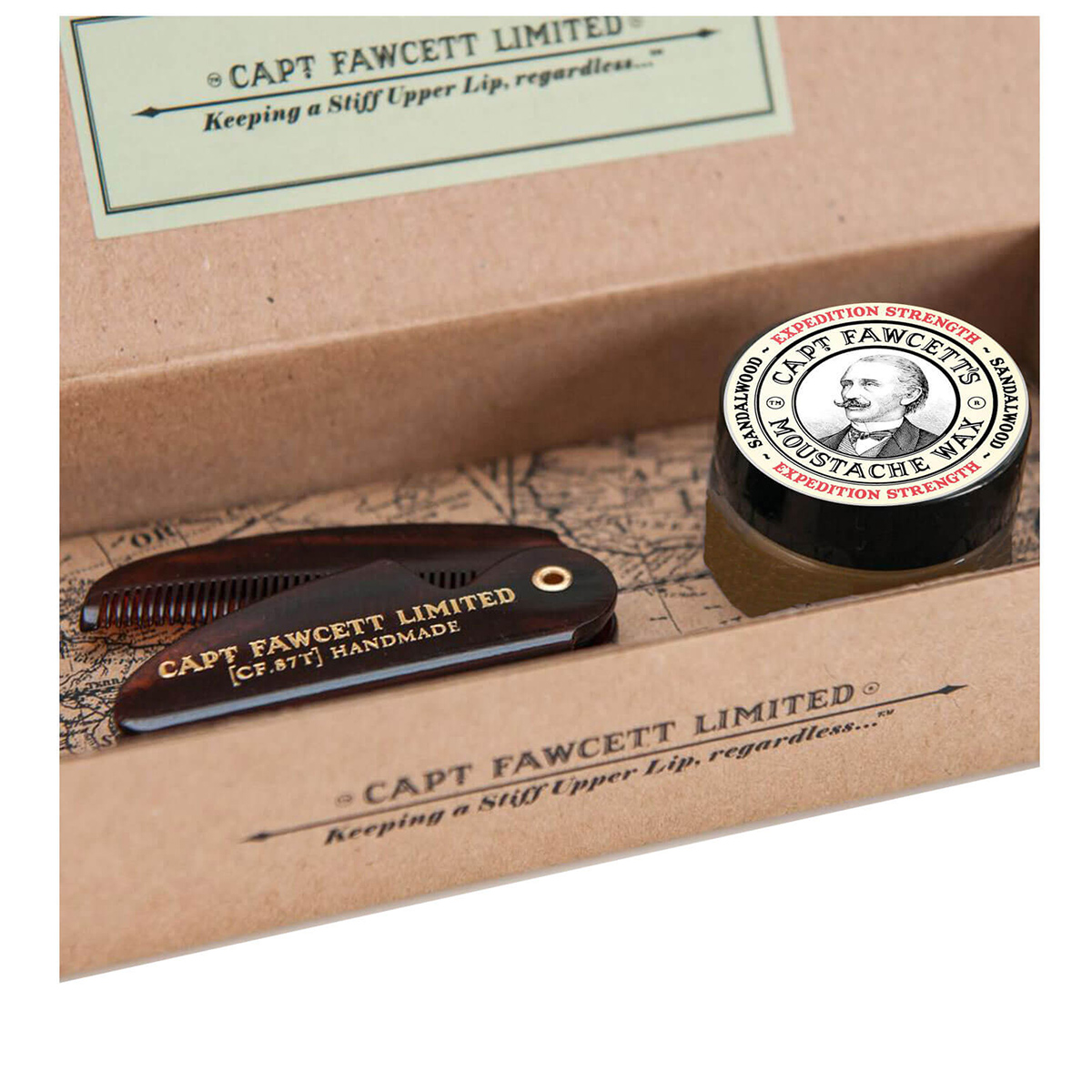 Exp Strength Moustache Wax & Moustache Comb