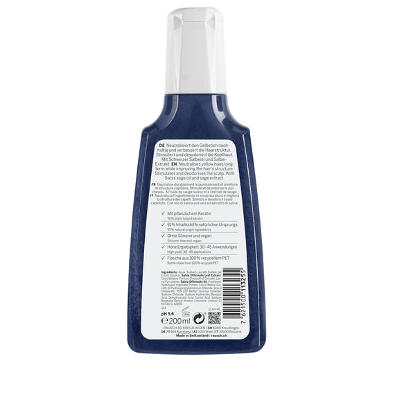 Shampooing Éclat Argenté à la Sauge