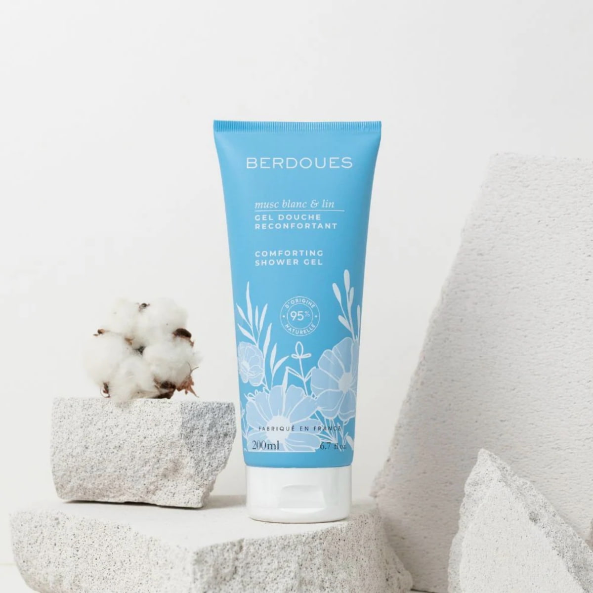 Musc Blanc & Lin Comforting Shower Gel