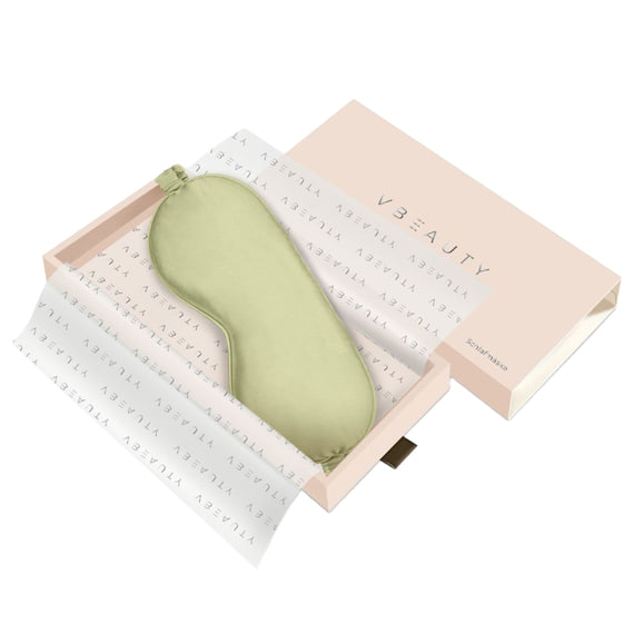 Seiden Schlafmaske Matcha