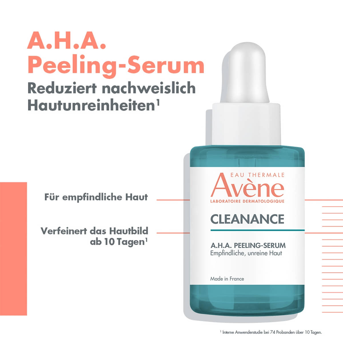 Sérum peeling A.H.A pour peaux grasses et imperfections