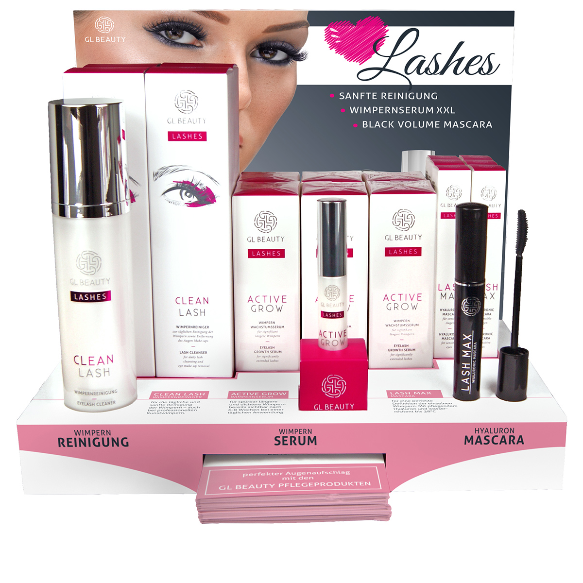 Présentoir - Produits pour les cils