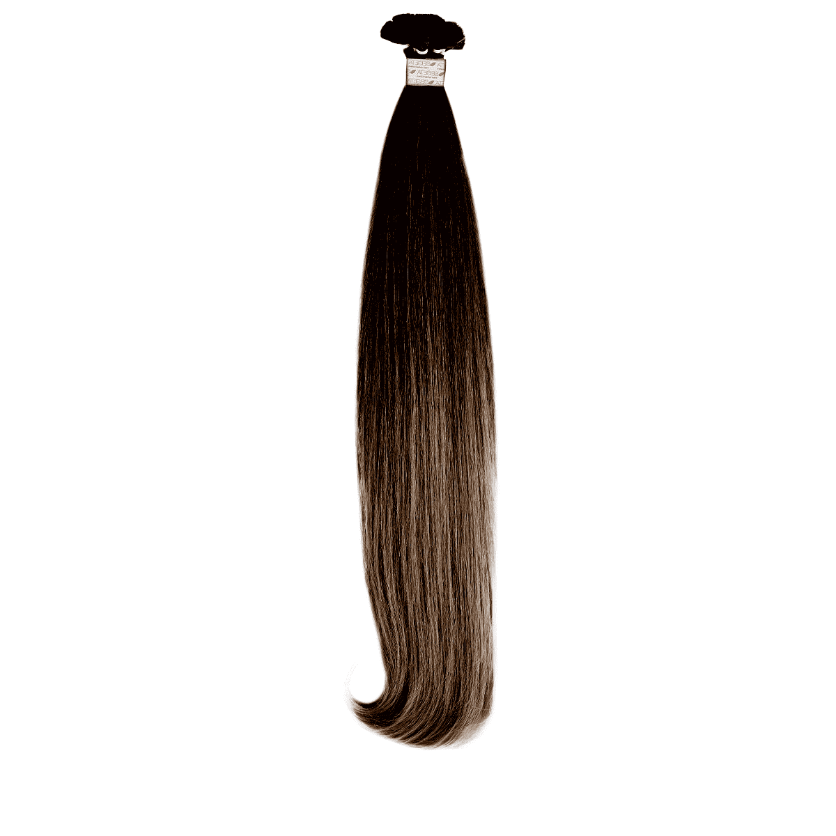 Keratin Hair Extensions 40/45 cm - 4/14, brown/light golden blond copper