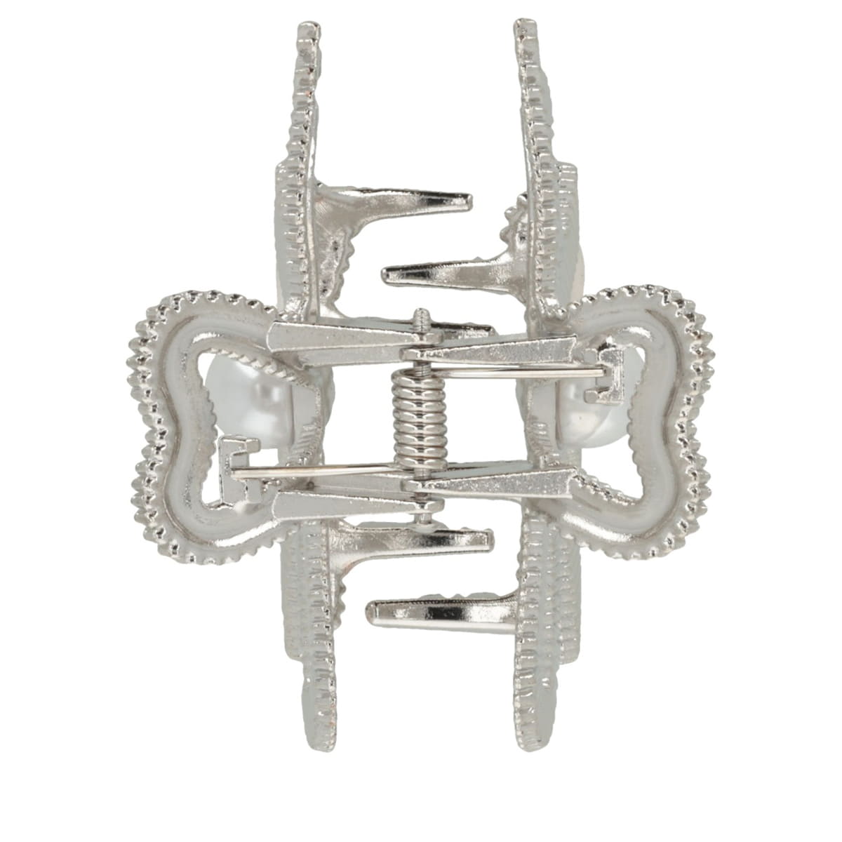 Flower Clip - Silver