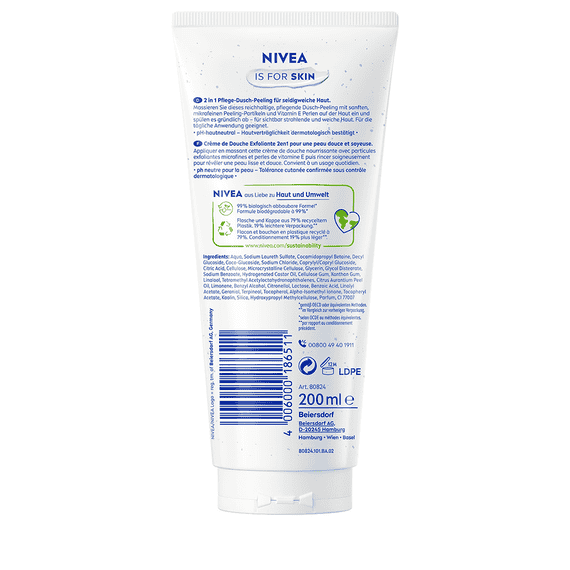 Crème de Douche Soin Gommage