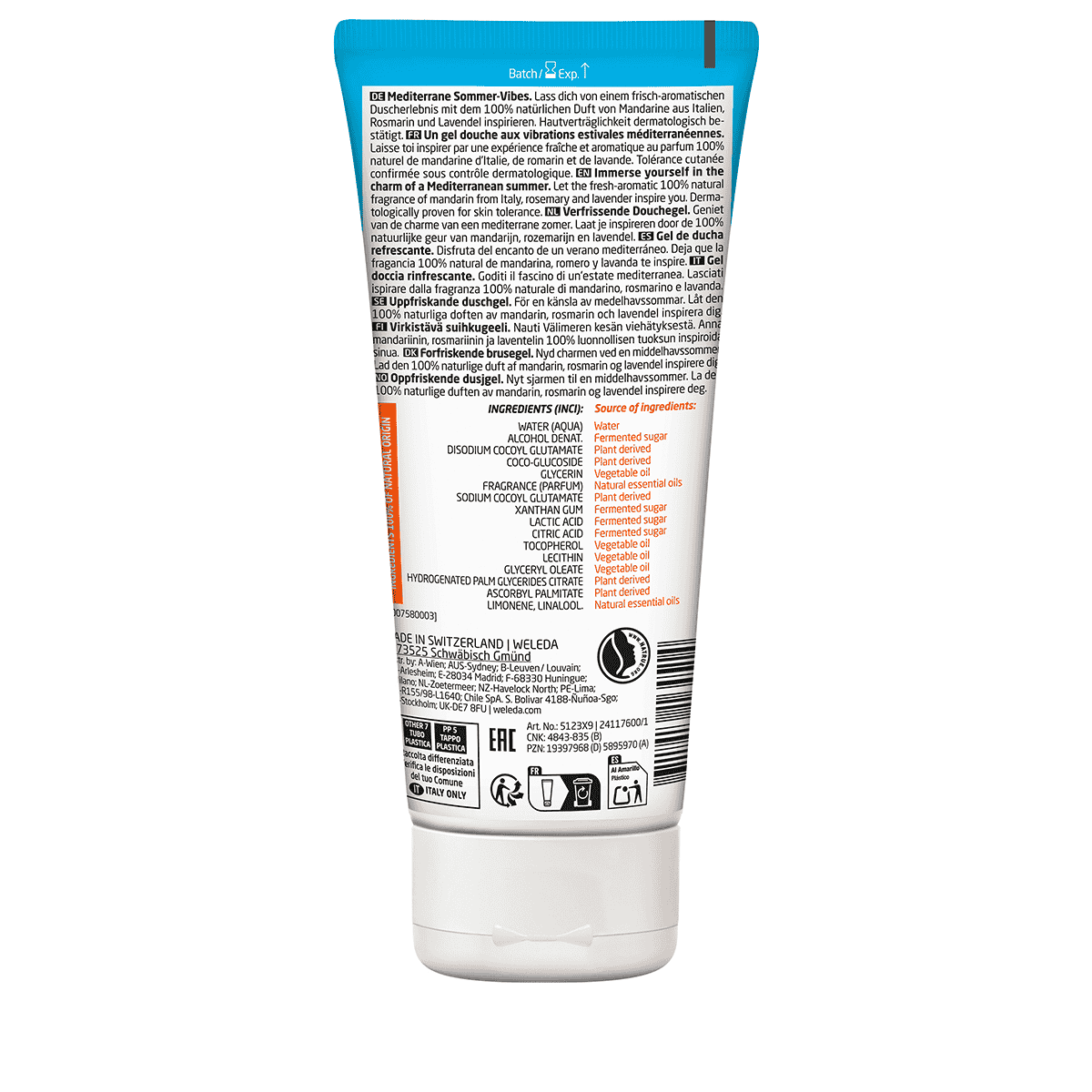 Mandarino di Capri Shower Gel