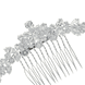 Fiori Con Strass Su Pettinino Per Capelli