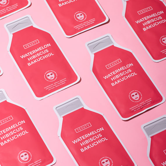 Sheet Mask Watermelon, Hibiscus, Bakuchiol