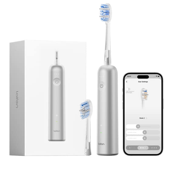 Wave Pro Electric Toothbrush Aluminium Alloy Silver