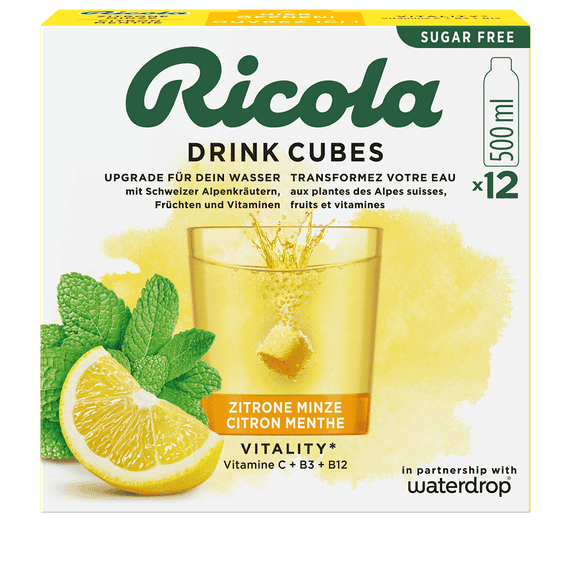 Cubi Bevanda Limone Menta Senza Zucchero