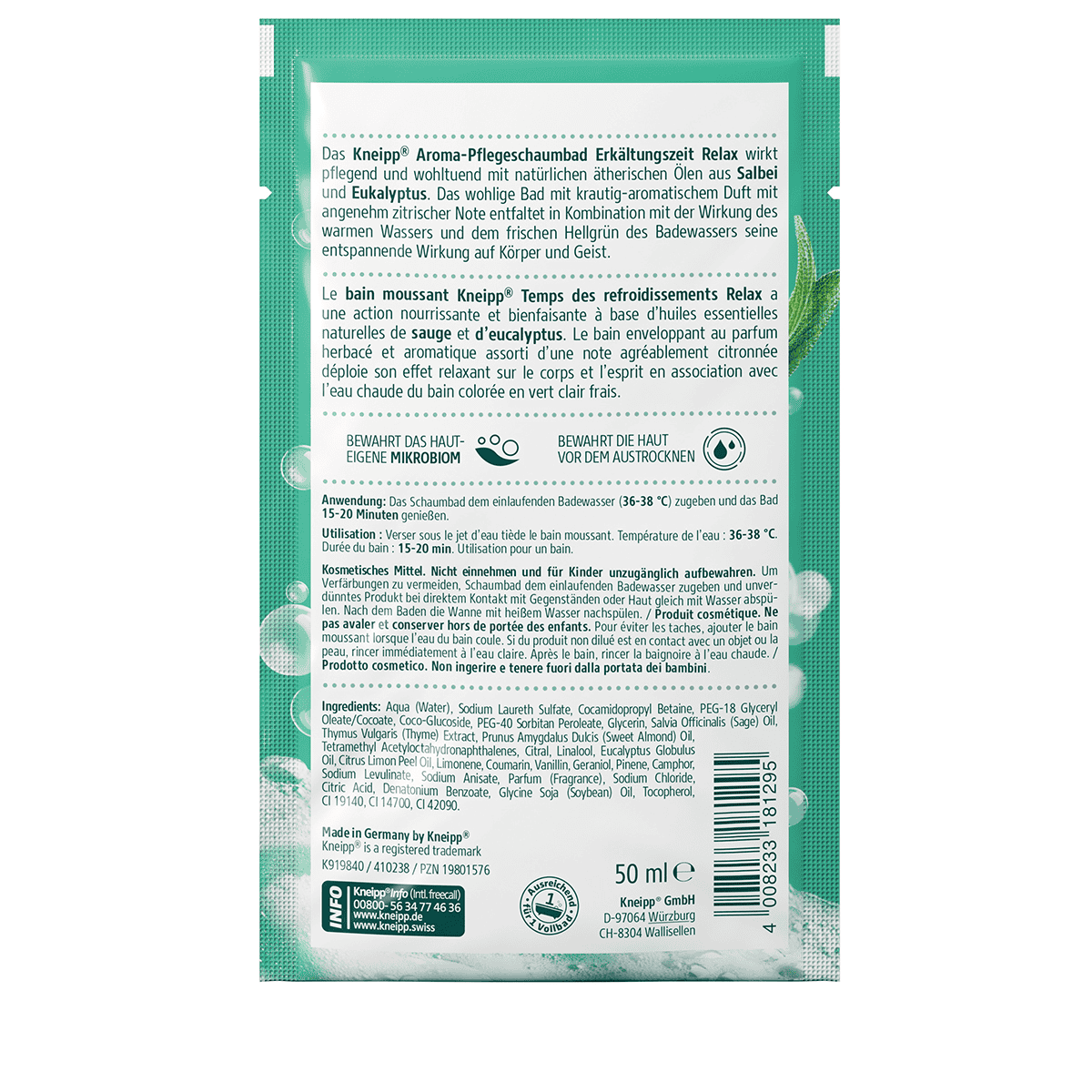 Bagnoschiuma Aromatico Relax Stagione Fredda