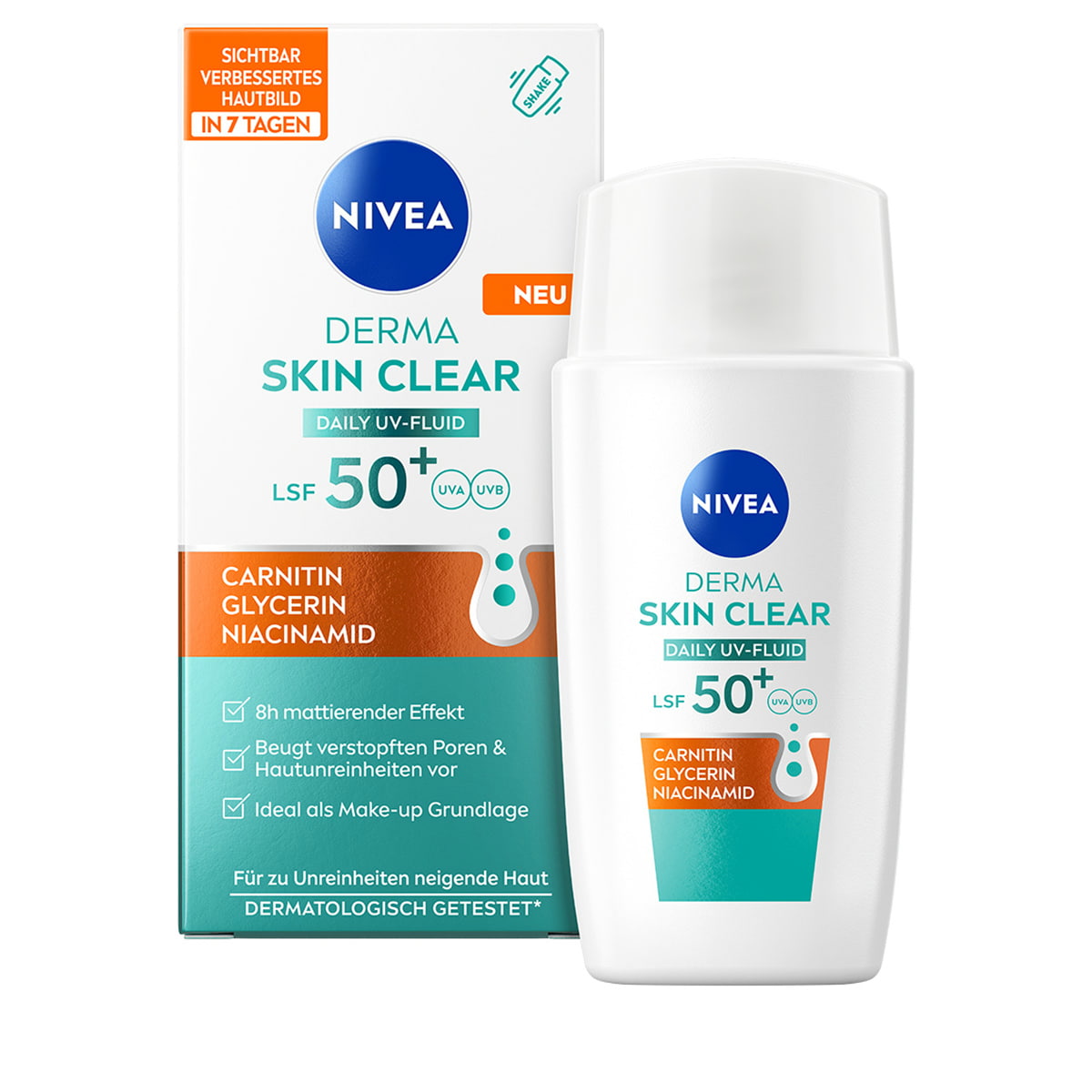 Derma Skin Clear Daily UV Fluid SPF50+