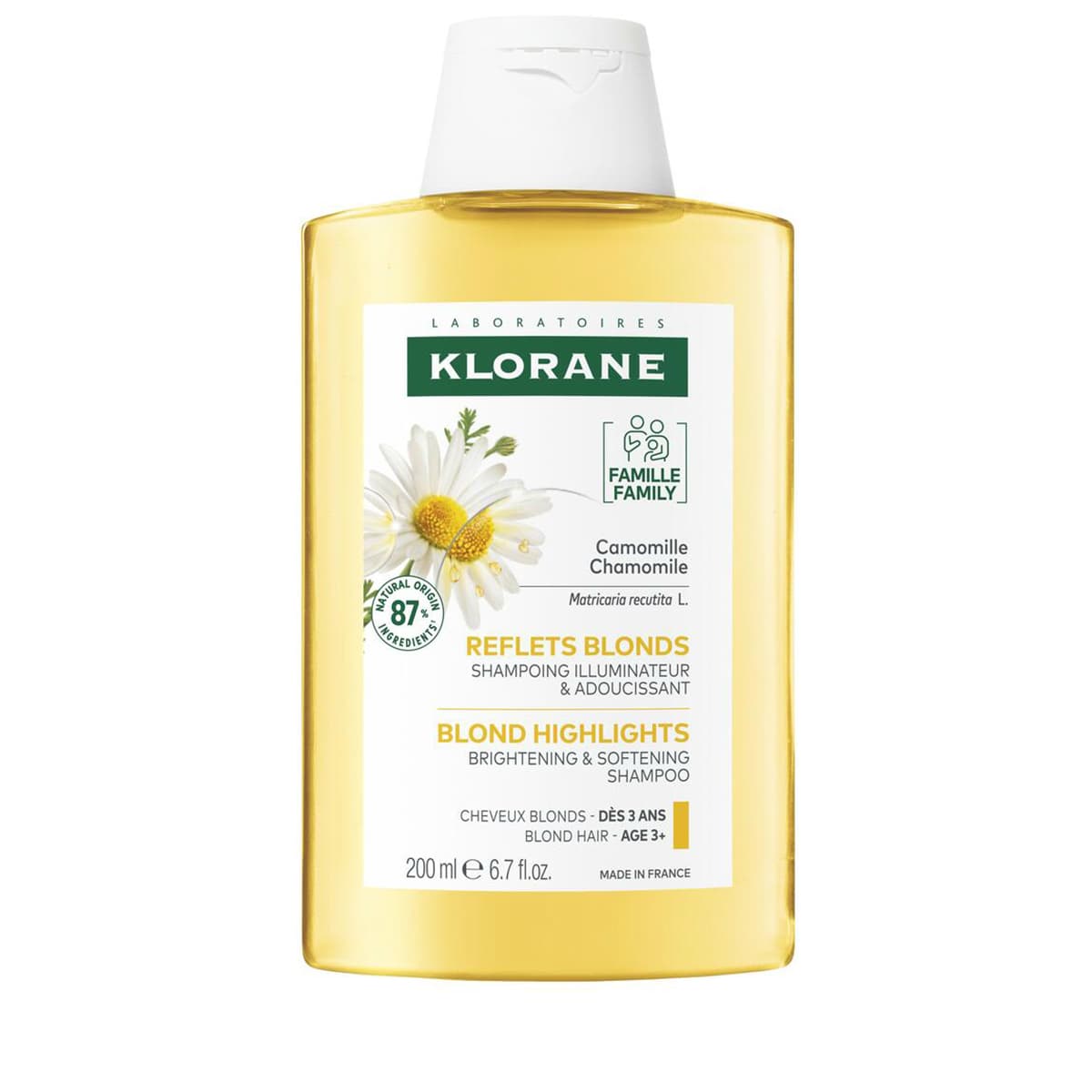 Shampooing Éclaircissant pour Cheveux Blonds