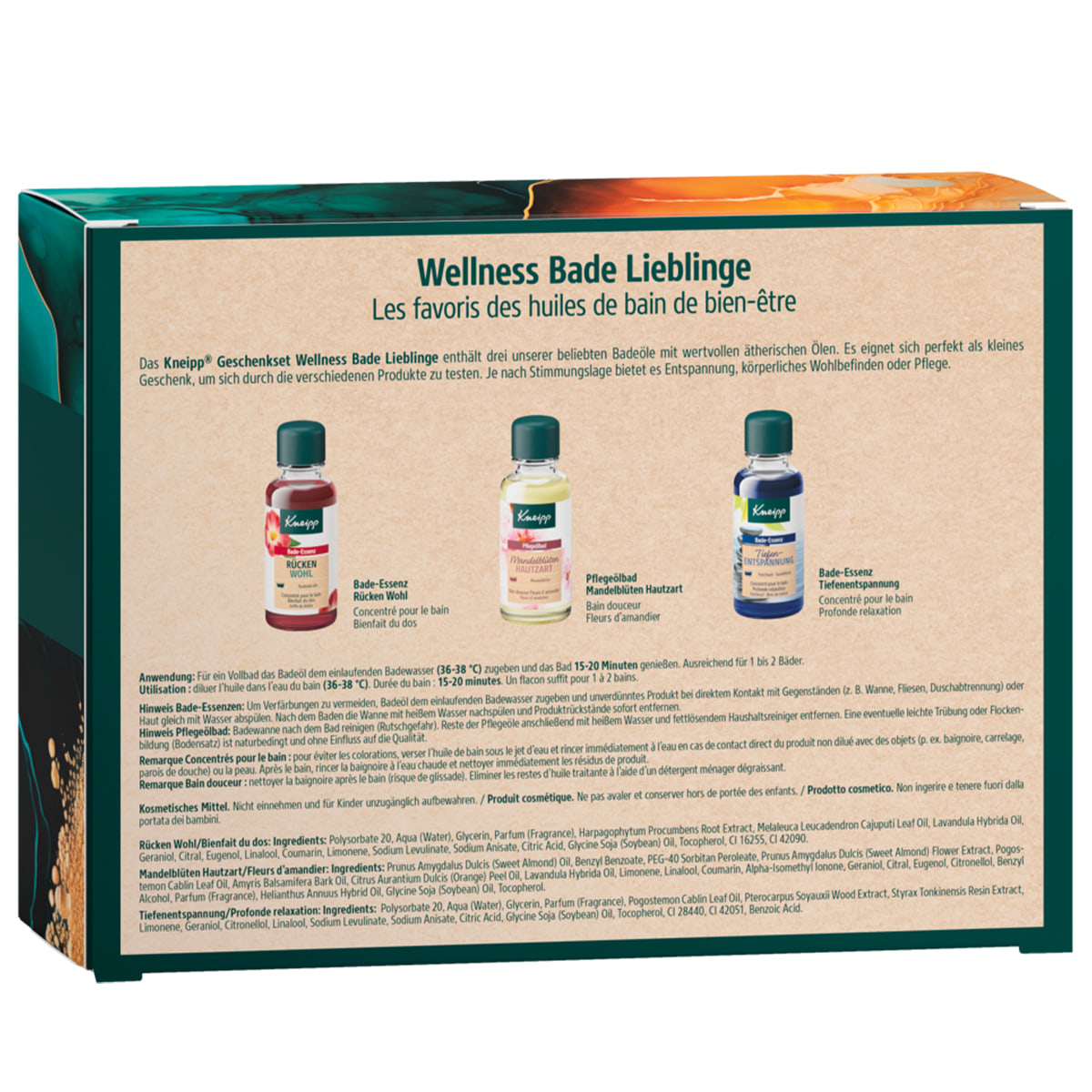 Geschenkset Wellness Bade Lieblinge