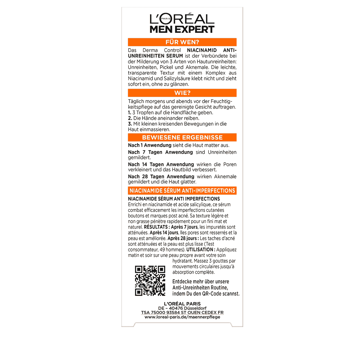 Sérum anti-imperfections Niacinamide Derma Control