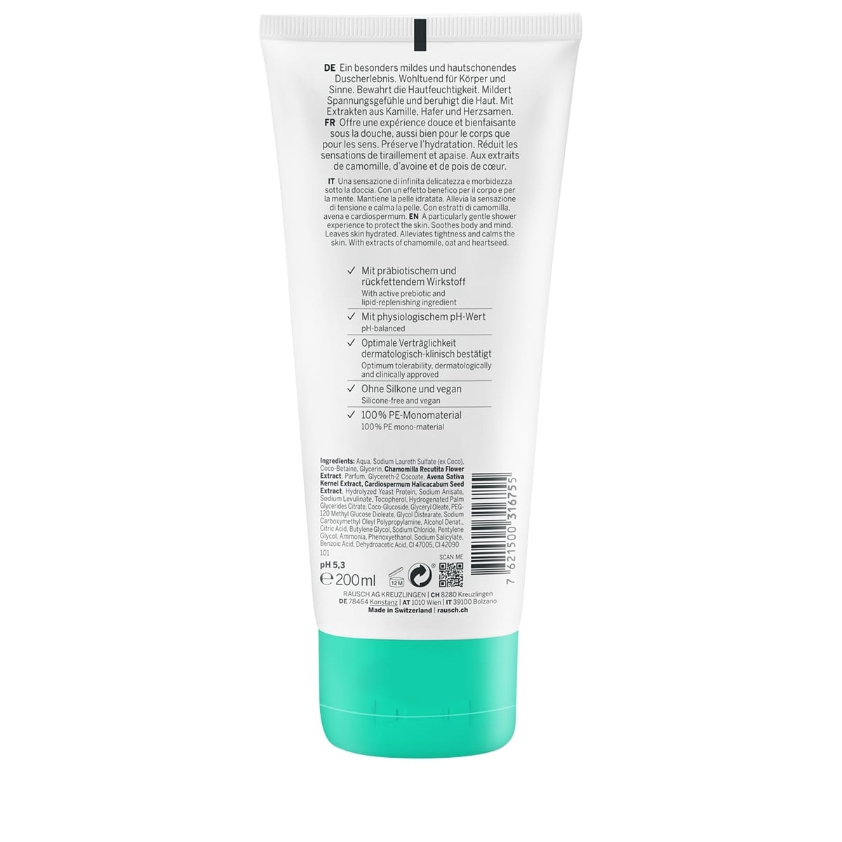 Delicato Shower Gel alla Camomilla
