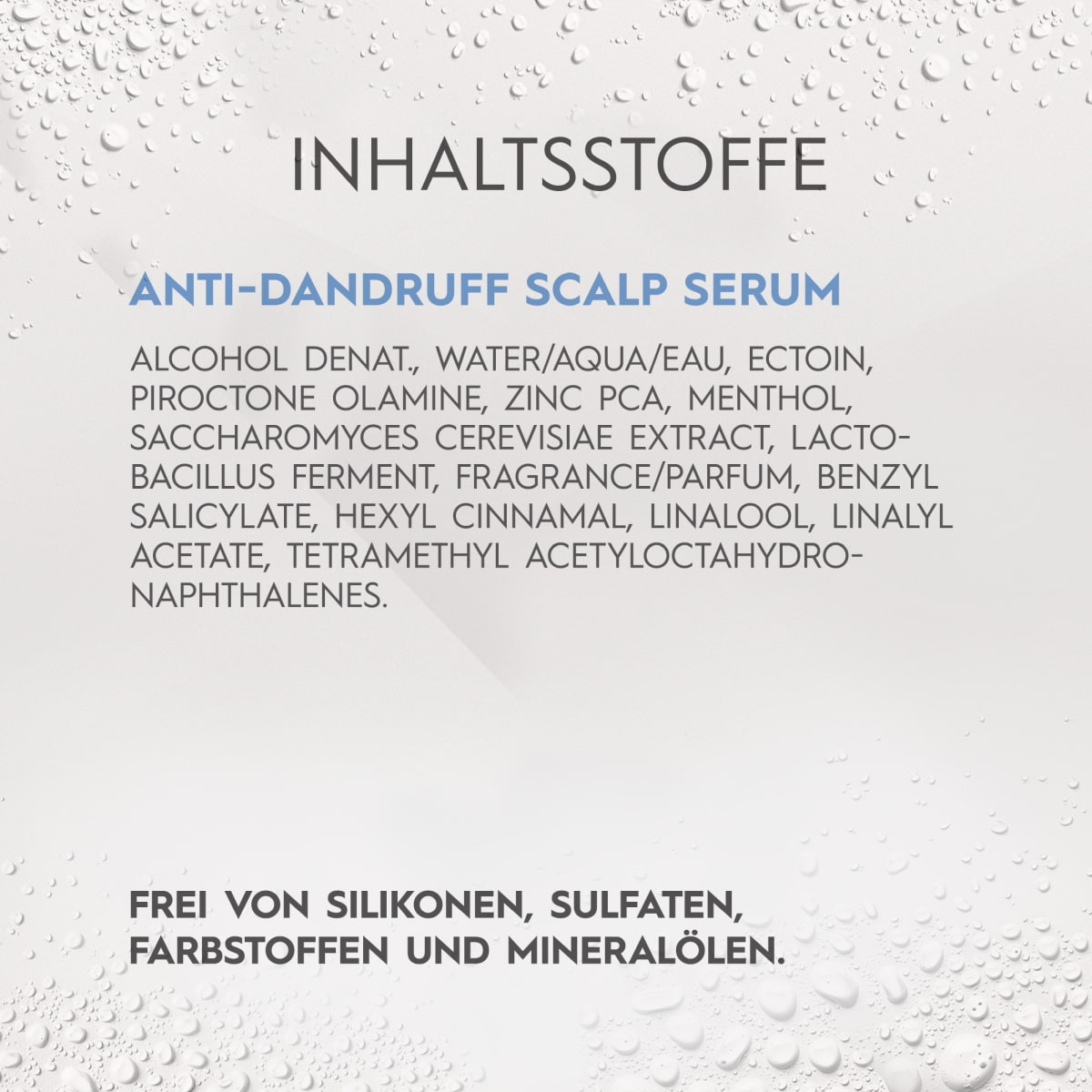 Anti-Schuppen Kopfhaut Serum