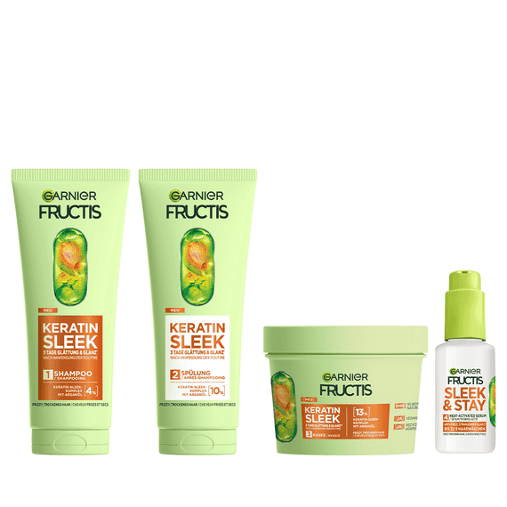 Keratin Sleek Routine for smooth & shiny hair