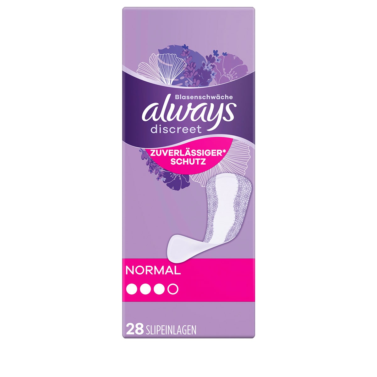 Incontinence Pantyliners Normal - 28 Pcs.