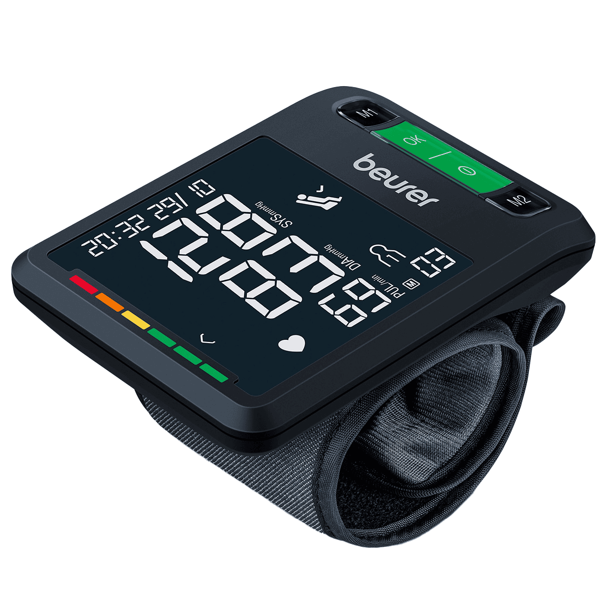 Misuratore di Pressione Sanguigna da polso Bluetooth BC 87