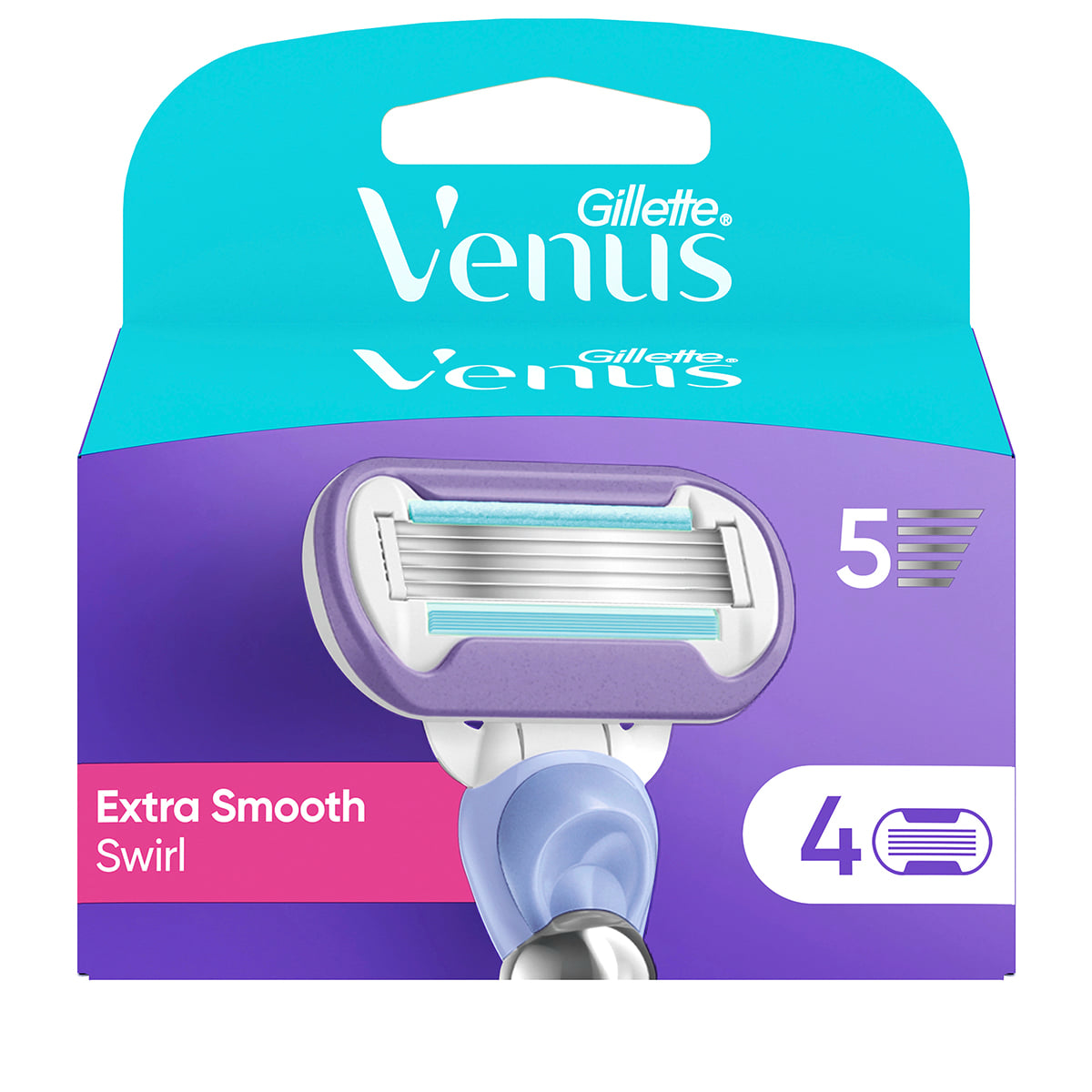 Extra Smooth Swirl Systemklingen 4er Set