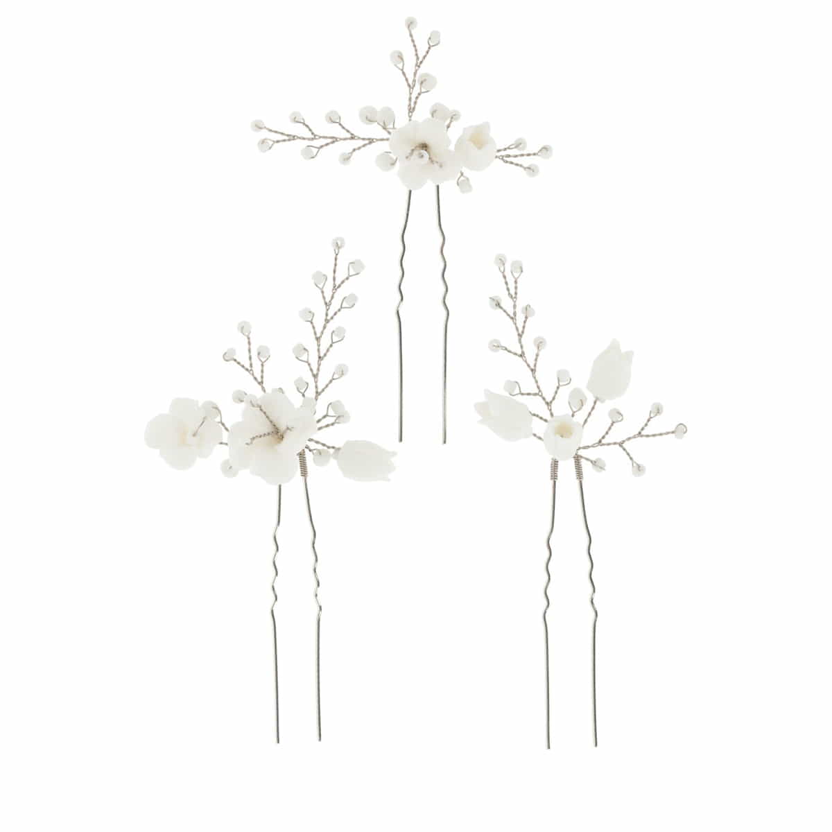 Épingles À Cheveux Fines Avec Fleurs
