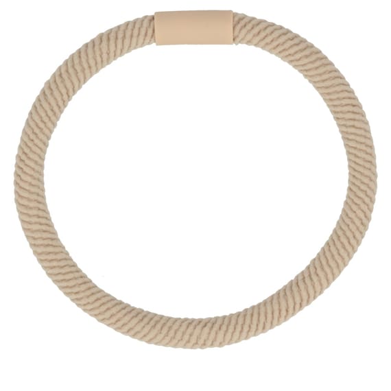 Haargummiset mit Deko - Beige