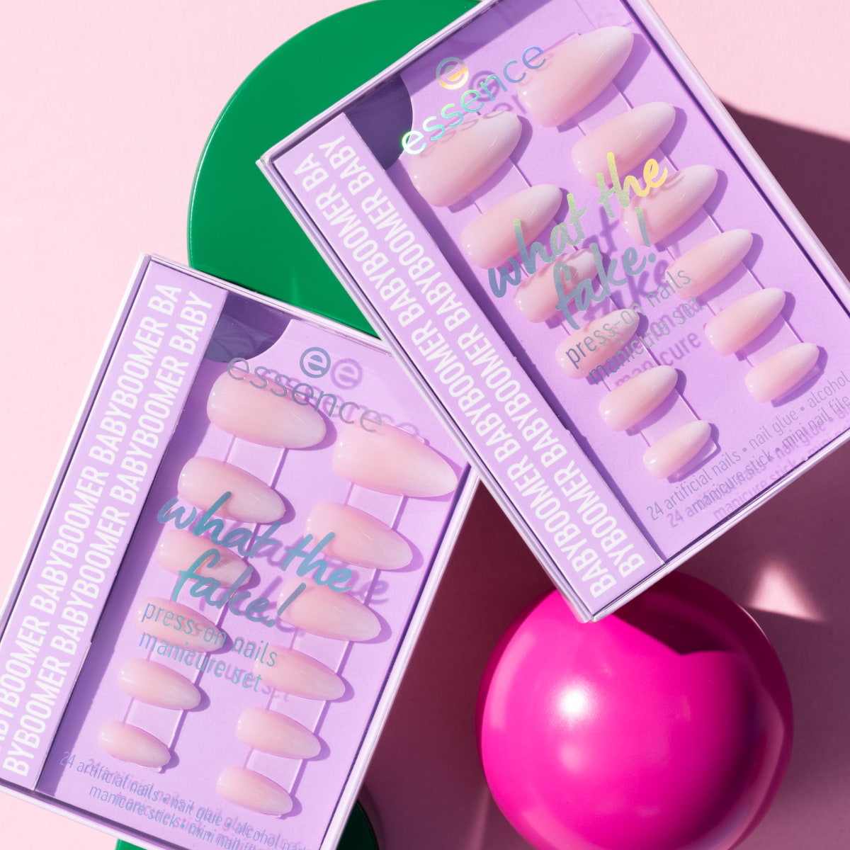 Press-On Nails Manicure Set - 03 Babyboomer
