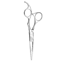 SilkCut hair cutting scissors 5.75'' RH
