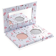 Natural Mineral Duo Eyeshadow - Flamingo & Parrot