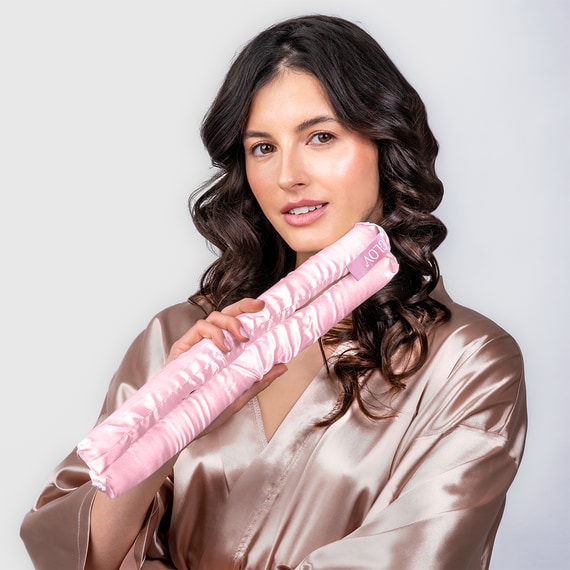 Satin Heatless Hair Curling Tool Set