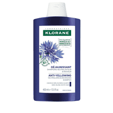 Anti-Gelbstich Shampoo für weisses & graues Haar mit Bio Kornblume