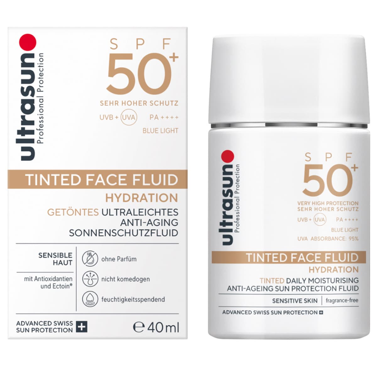Face Fluid Tinted Honey SPF50+