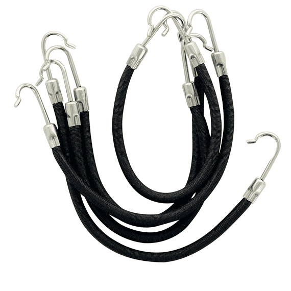 Elastic mit Widerhaken schwarz