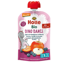 Dino Dance - Gourde avec Pomme, Myrtille, Datte