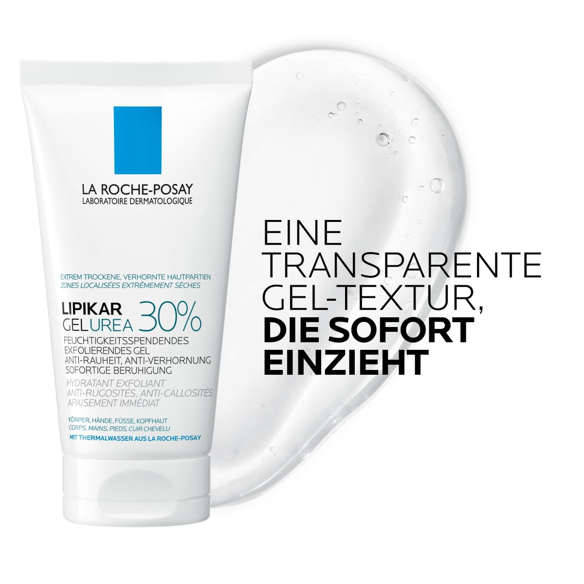 Feuchtigkeitsspendendes Exfolierendes Gel Urea 30%