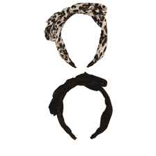 Headband Set - Black, Leo