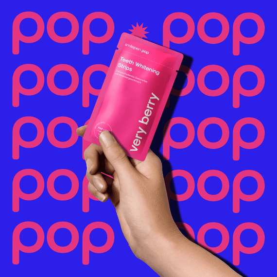 Pop Very Berry Whitening Strips 7x2