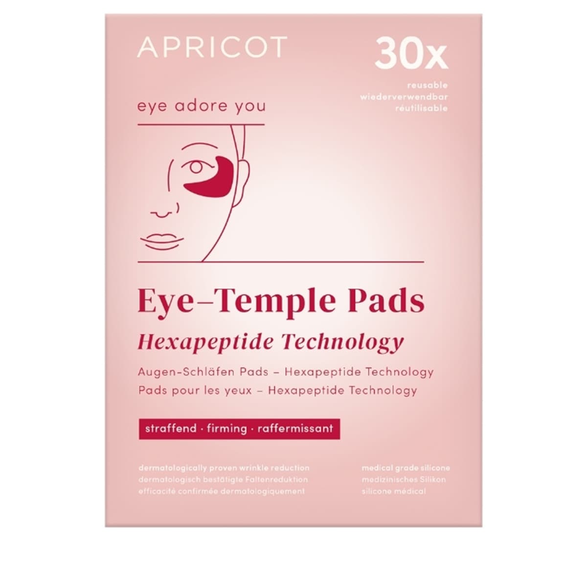 Reusable Eye & Temple Pads Hexapeptide Technology