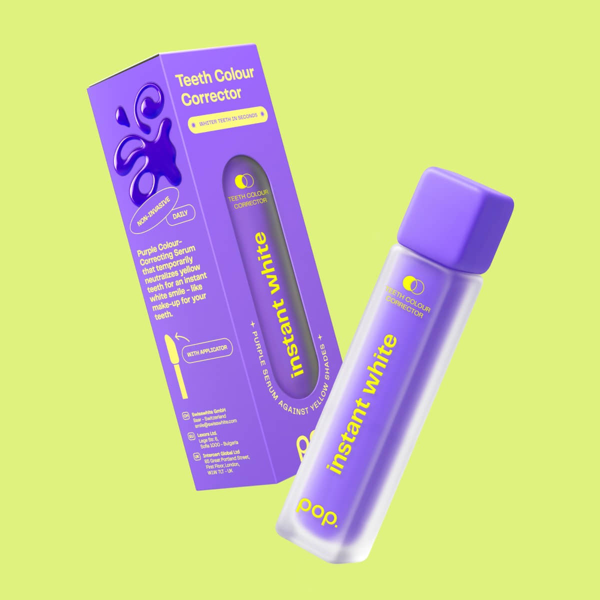 Pop Teeth Colour Corrector - Instant White Serum