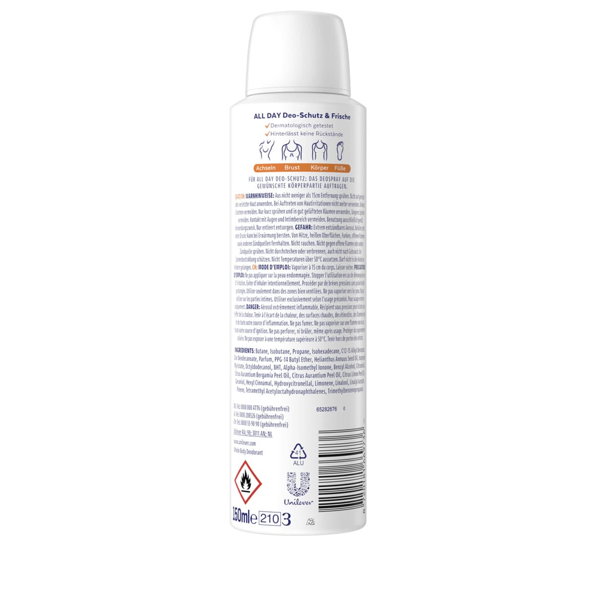 Whole Body Aerosol Fresh Citrus