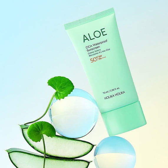 Aloe Cica Waterproof Sunscreen SPF50+
