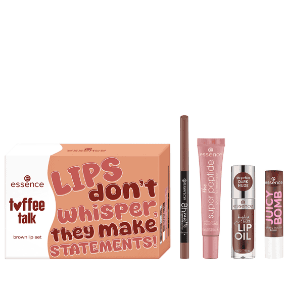 Toffee Talk Brown Lip Set - 01 Pout Au Chocolat