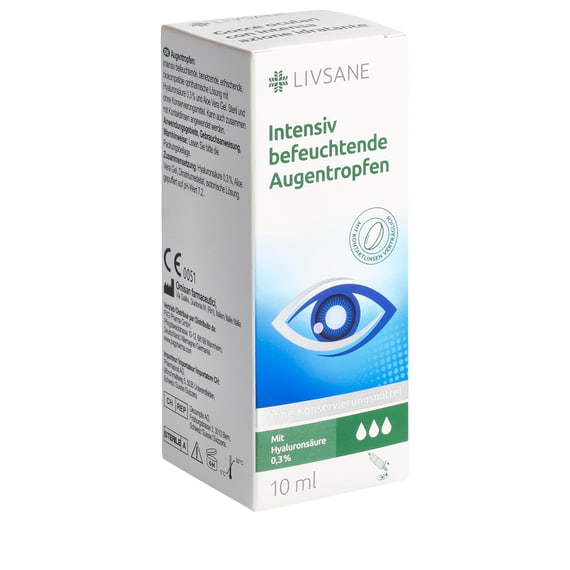 Gocce oculari idratanti intensive