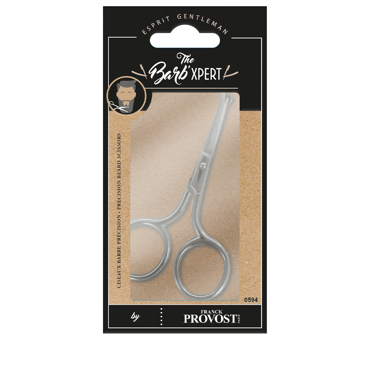 Ciseaux à barbe de précision