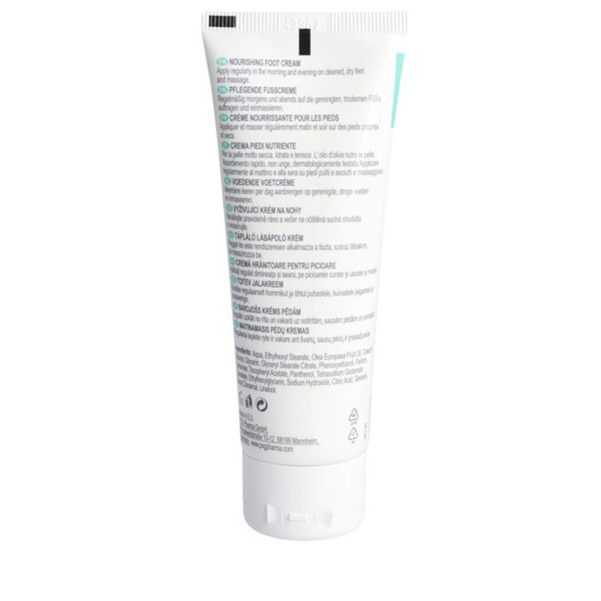 Foot cream nourishing