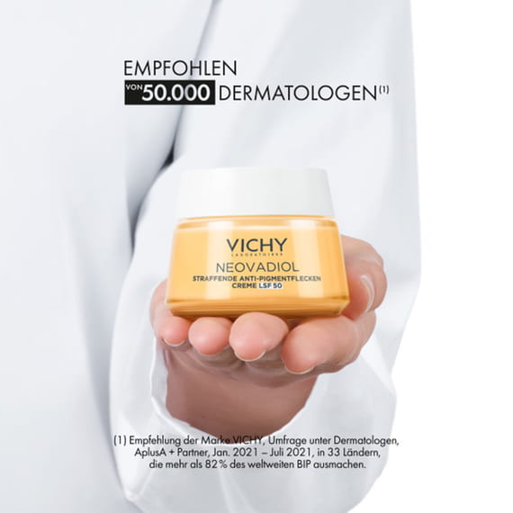 Straffende Anti-Pigmentflecken Creme SPF50