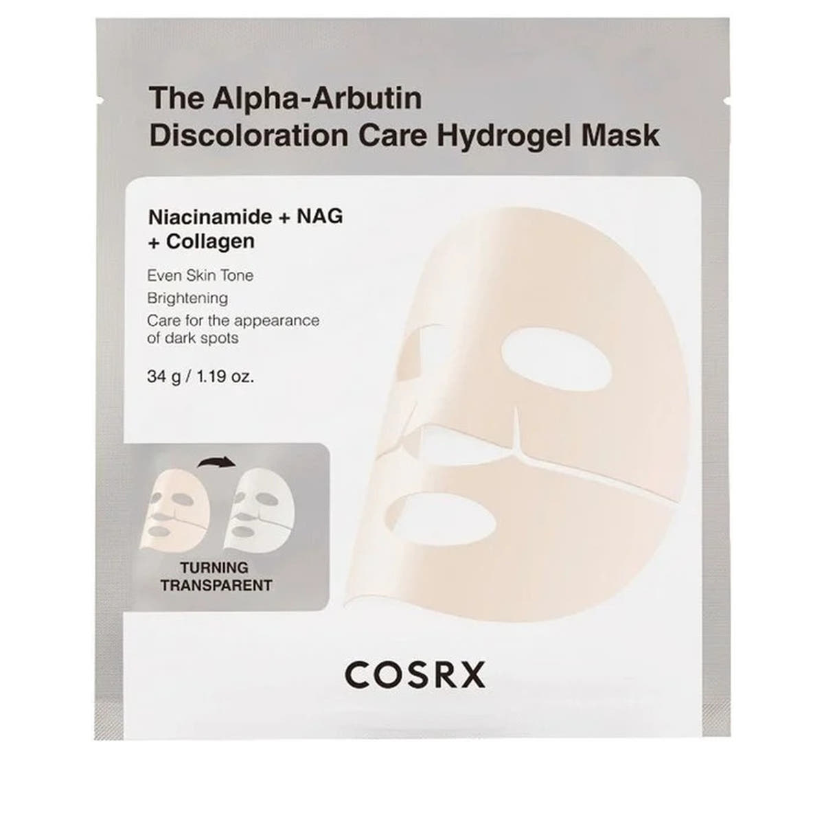 The Alpha-Arbutin Discoloration Care Hydrogel Mask