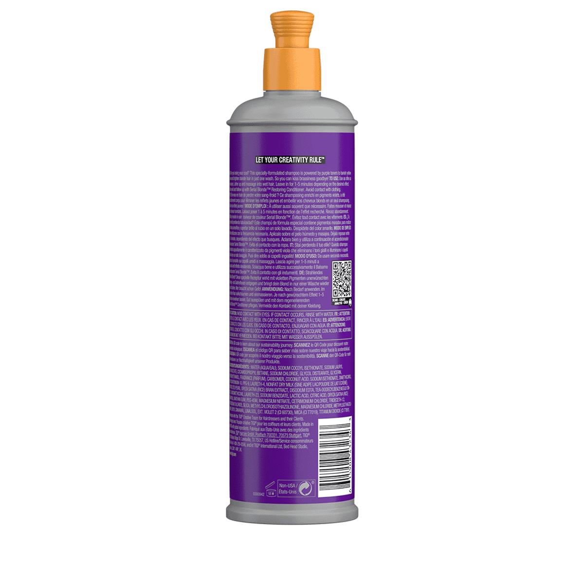 Serial Blonde Purple Toning Shampoo